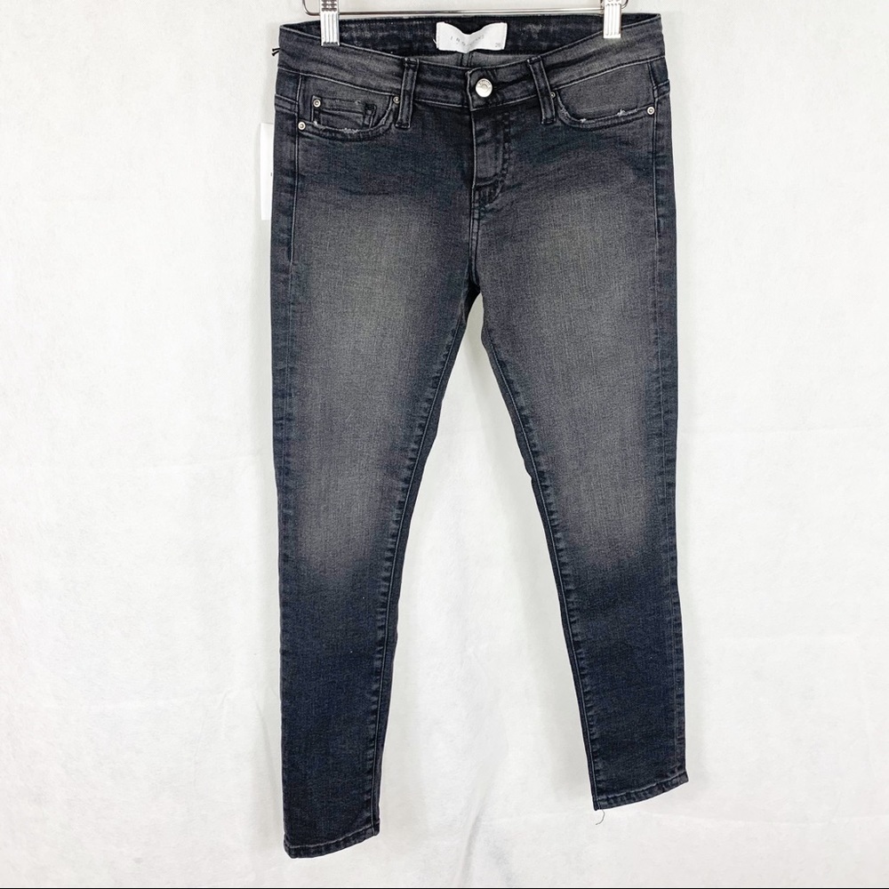 IRO Tessa Adjuste Low rise in black jeans
